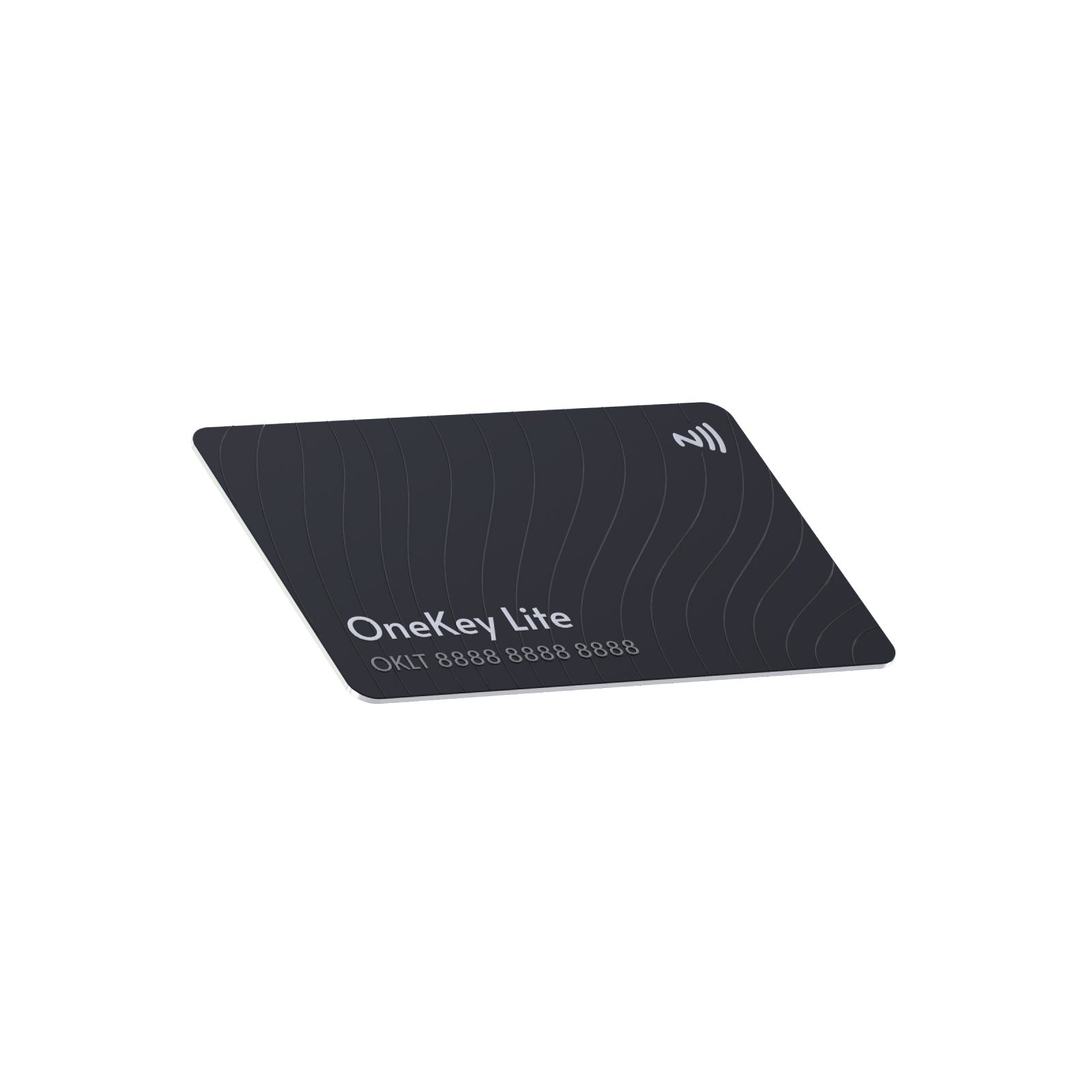 OneKey Lite Recovery Phrase Backup Card