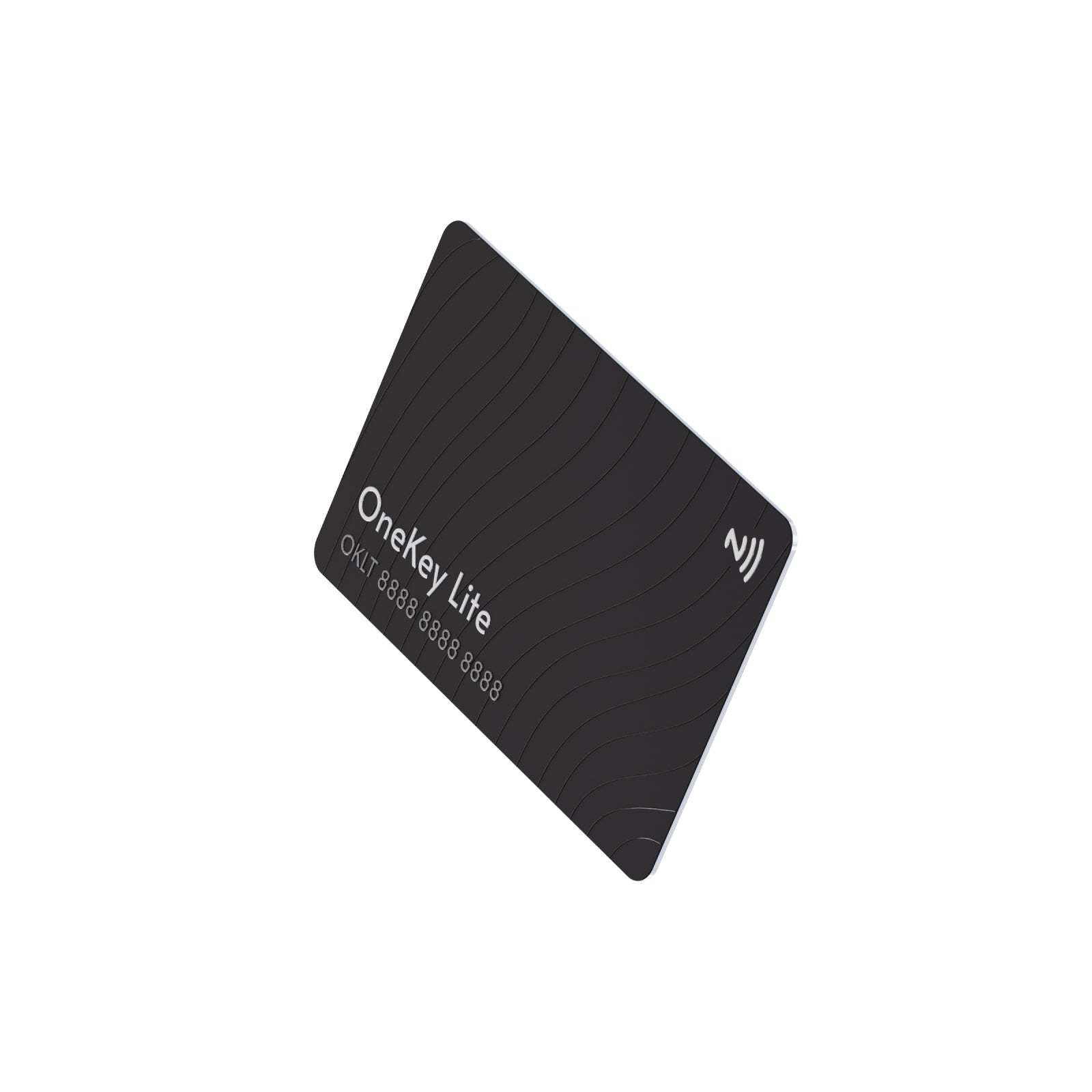 OneKey Lite Recovery Phrase Backup Card