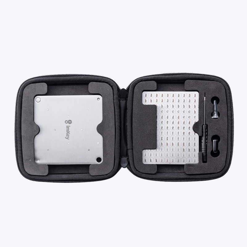 助记词密盒 Pro版 支持符号 数字 可记录密钥 密码 单词等机密信息