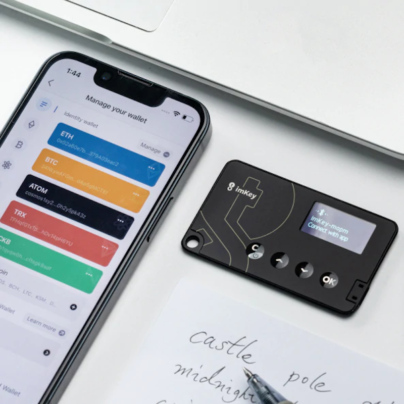 imKey Pro 加密货币硬件钱包